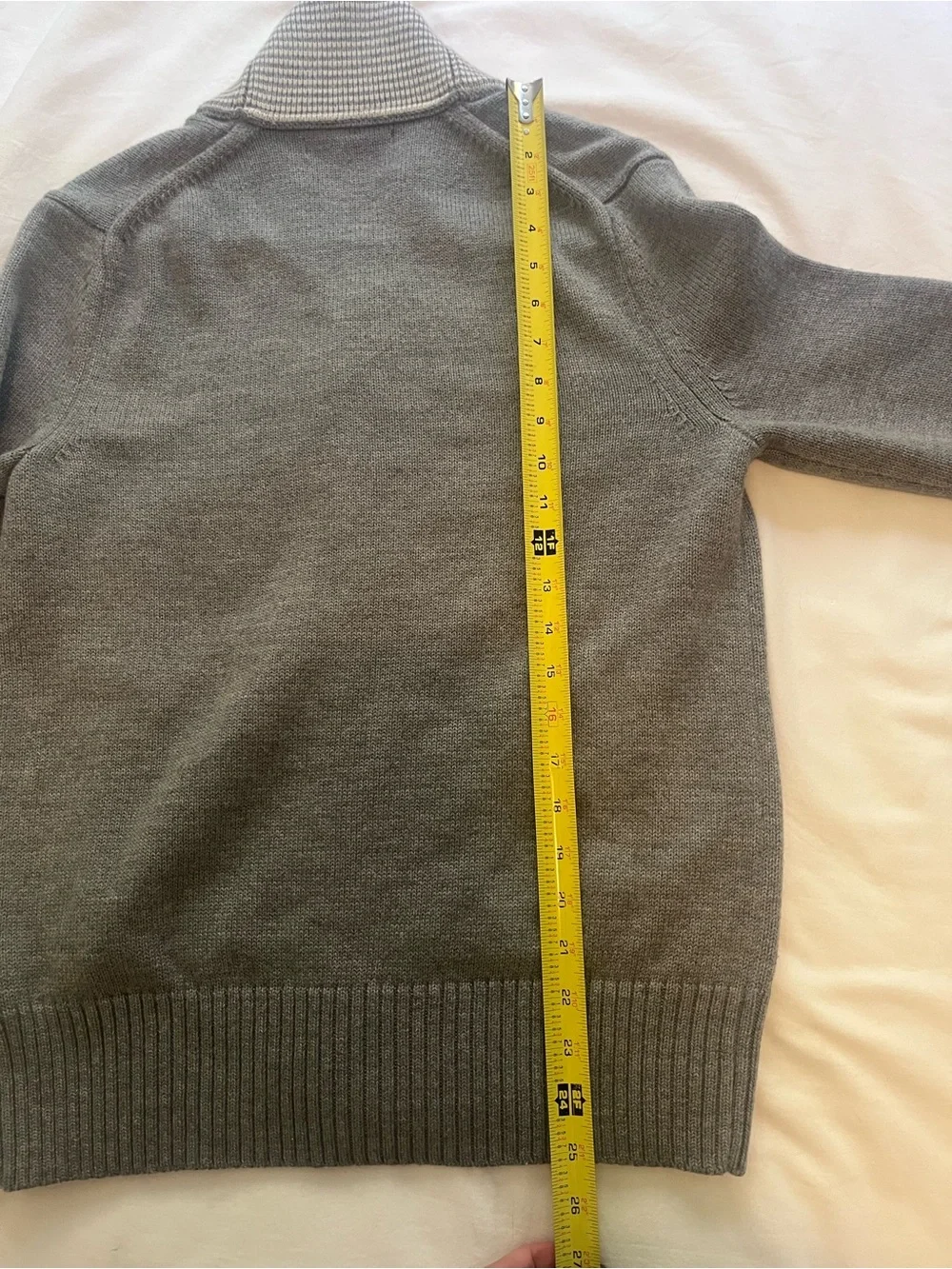 Banana Republic Mad Men Men's Small Merino Wool Shawl Collar Cardigan Sweater